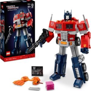 LEGO Icons Optimus Prime 10302 – (2-in-1) Transformers Modell für Erwachsene, 1508 Teile