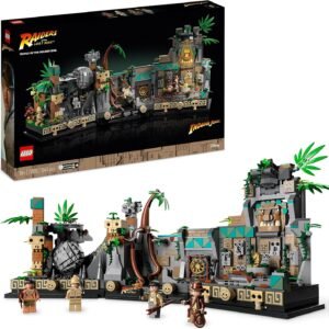 LEGO Indiana Jones 77015 – Tempel des Goldenen Götzen, Bauset für Erwachsene mit Minifiguren, interaktiven Funktionen und Film-Szenen