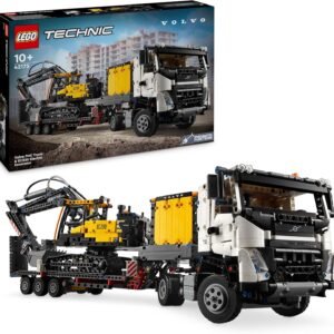 LEGO Technic 42175 – Volvo FMX Truck & EC230 Elektro-Bagger, Konstruktionsspielzeug für Kinder ab 10 Jahren, Bauset mit Motor, Pneumatik & LKW