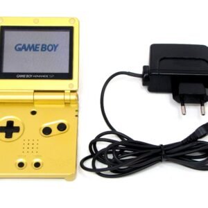 Game Boy Advance SP Zelda Edition inkl. The Legend of Zelda: The Minish Cap – Handheld Konsole mit Hintergrundbeleuchtung