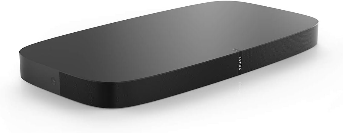 Sonos Playbase WLAN Soundbase (Schwarz) – Kraftvolles Heimkino-System & Musikstreaming Speaker mit AirPlay
