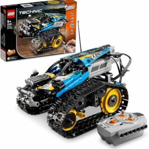 LEGO Technic 42095 Ferngesteuerter Stunt-Racer – RC Auto, 2-in-1 Modell, ferngesteuertes Rennauto für Kinder ab 9 Jahren