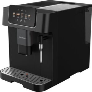 GRUNDIG KVA 6230 Kaffeevollautomat – 19 Bar, Touch-Display, Edelstahlmahlwerk, Milchaufschäumer, Schwarz