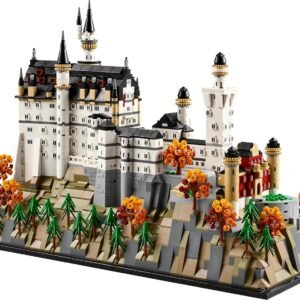LEGO Architecture Schloss Neuschwanstein 21063 – Modellbausatz für Erwachsene, 3455 Teile